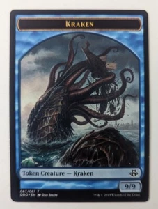 Kraken Token, Duel Decks: Elspeth vs. Kiora, Magic The Gathering, MTG - Picture 1 of 2