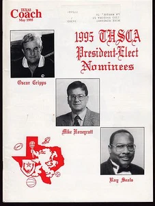 1995 Texas Coach Magazine May THSCA Nominees Seals Honeycutt Cripps 19342 - Picture 1 of 1