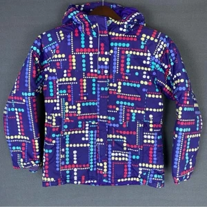 Columbia Winter Jacket Girl's Medium Colorful Polka Dot Insulated Outdoor - Picture 1 of 12