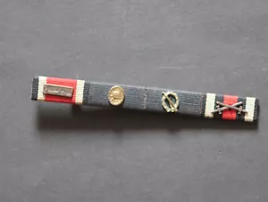 4x Bandspange Wehrmacht Eisernes Kreuz Infantrie ISA, VwA i. Gold Modell 1957 - Bild 1 von 4