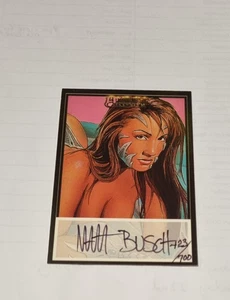 2000 Witchblade Millennium Top Cow Autographed Card signed by Matt Busch 423/700 - Picture 1 of 2