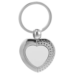  Rohling Schlüsselanhänger DIY Schlüsselanhänger Sublimation Rohlinge Schlüsselanhänger Metall - Bild 1 von 12