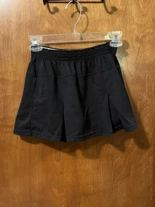Vintage Soffe Brand Girls Black Pleated Skort Great Condition Size M - Picture 1 of 3