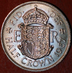 Great Britain 1/2 Crown 1967 Elizabeth II KM# 907 - Picture 1 of 2