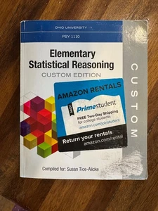 Elementary statistical reasoning, custom edition, Ohio University PSY1110 - Bild 1 von 7