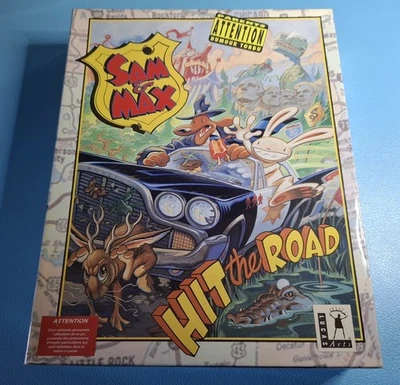 Sam & Max Hit the Road - Big Box PC VF Rare Edition Disquettes - Photo 1/4