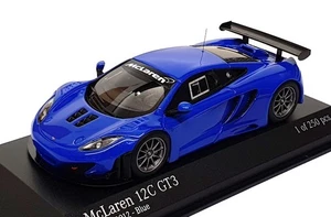 Minichamps 1/43 Scale 437 121397 - 2012 McLaren 12C GT3 - Blue - Picture 1 of 5