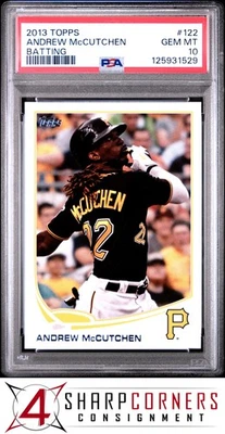 2013 Topps #122 Andrew McCutchen Piratas Bateo PSA 10 Foto 1 de 3