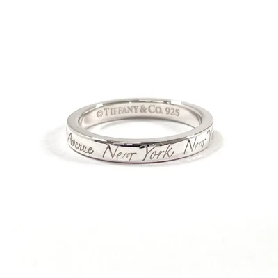 TIFFANY&Co. Ring Notes Narrow New York Silver925 US 5(US Size) 配件 女式 — 第 1/4 张图片