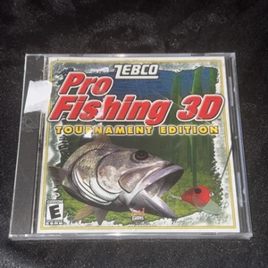 Vintage Zebco Pro Fishing 3D Tournament Edition (PC CD-ROM Game, 2000) Rare NEW - Picture 1 of 7