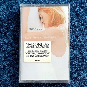MADONNA SEALED SOMETHING TO REMEMBER CASSETTE TAPE US 1995 PROMO HYPE - Picture 1 of 8
