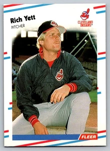 1988 Fleer #621 Rich Yett Cleveland Indians - Picture 1 of 2