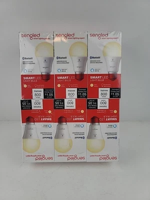 Sengled Smart Wi-Fi LED Light Bulbs,  A19 800LM 60W Eq., Soft White, 6 Pack - Image 1 of 4