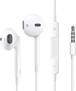 Earphones Wired Headphones In Ear High Definition Deep Bass 3.5mm AUX Jack Black - Picture 1 of 8