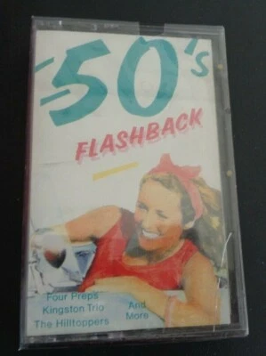 50's Flashback 1986 Music Cassette Tape NEW Free Shipping FOUR PREPS + Various - Image 1 of 2