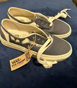 Neu mit Etikett Vans Eco Theory natürliche Canvas-Turnschuhe Schuhe Herren Größe 4 Damen Größe 5,5 - Bild 1 von 7