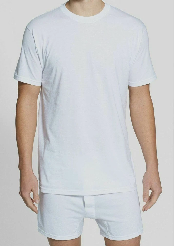 $30 Calvin Klein Men 1 Pack Crew Neck T Shirt Classic Cotton White Undershirt S - Image 1 of 1