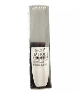 Easy Peel Tattoo Eyebrow Gel 01# Brown – For All Skin Types – Free Shipping - Picture 1 of 6