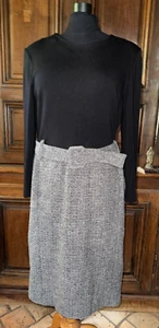 Miss TORRENTE robe vintage en pure laine taille 40 - Imagen 1 de 10