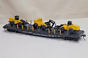 Unbranded MCRR 20680 Metal & Wood Flatcar w/ Kadee 'Scale' Couplers, O scale - Picture 1 of 14