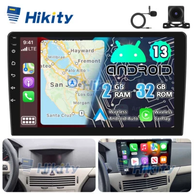 9" CarPlay Android Autoradio GPS NAVI DSP WIFI RDS BT FM Kamera Für Opel Astra H - Bild 1 von 4