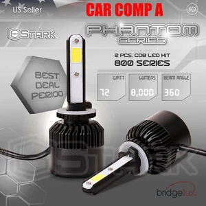 72W 8000LM US BridgeLux Chip LED Kit 6000K Fog Light Bulbs - 880 881 893 899 (A) - Picture 1 of 7