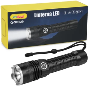 Torcia LED Potente Professionale Ricaricabile Torce Led Alta Potenza Waterproof - Foto 1 di 5