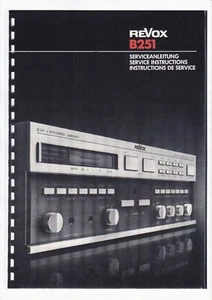 Manuale di assistenza per Revox B 251 - Foto 1 di 1