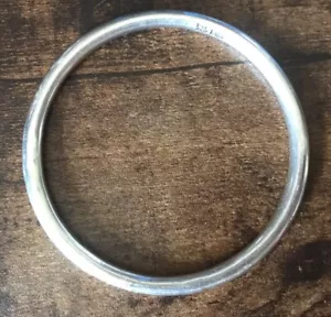 Rare Vintage Modernist Designer ZINA Sterling Silver Bracelet Round - Picture 1 of 7