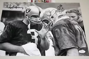 OAKLAND RAIDERS DARYLE LAMONICA & JIM OTTO SIGNED 11x14 "MUD" PHOTO JSA! - Bild 1 von 1