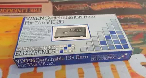 Cartucho RAM Vixen 16k (Vic 20) CIB (Módulo, Manual, Caja) (funcionando) Commodore bl - Imagen 1 de 4