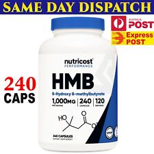 Nutricost HMB 1000mg 240 Capsules Premium Quality AU Stock Fast Post