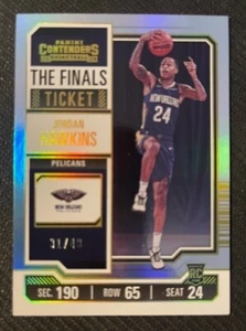 Boleto de novato Panini Contenders Jordan Hawkins The Finals 2023-24 RC/49 - Imagen 1 de 2