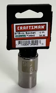 Craftsman - 9/16" 12pt 1/2" Drive Socket #34042 - Picture 1 of 2