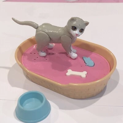 Barbie Mascota Veterinario 1995 Doctor Cama de Sonido con Juego de Gato FUNCIONA Ladra Maullido Foto 1 de 4