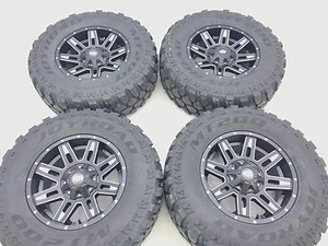 MOD AWC Series 4 18x9 6x139.7 (6x5.5) -12mm Black Machine Wheels Rims 35x12.5 18 - Picture 1 of 7