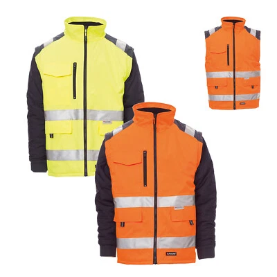 PAYPER HIWAY JACKEN OXFORD 300D Arbeitsjacke Warnweste Workwear Warnschutz