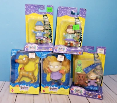Lote de 5 figuras coleccionables vintage de Nickelodeon's Rugrats nuevas en caja Mattel 1998 Foto 1 de 4