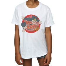 Tom and Jerry Girls Catch Cotton T-Shirt (BI732)