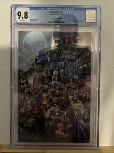 Crossover 1 Alan Quah Virgin CGC 9.8 Donny Cates Image Comics 1° App Ellissi - Foto 1 di 3