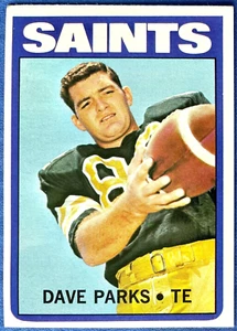 1972 Topps DAVE PARKS #14, New Orleans Saints, NM-MT, Strong Borders! - Picture 1 of 2