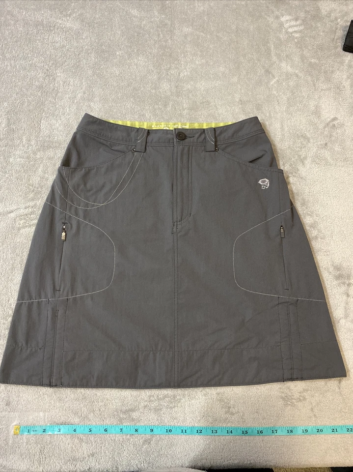 Falda Mountain Hardwear Gris con Bolsillo Talla 4 Senderismo Aire Libre Informal Foto 1 de 4