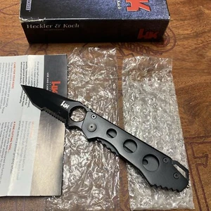 HK/Benchmade 14447SB Ally Tanto First Responder Combo Blade Folding Knife - Picture 1 of 13