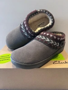 CLARKS WOMEN'S WINTER CLOG SLIPPERS - Picture 1 of 3