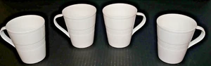 Lenox Tin Can Alley Seven Degree Fine Bone China Set of Four Mugs USA - Picture 1 of 4
