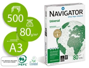 Navigator Universal A3 Paper 80gsm 80GSM White Ream 500 Sheets - Picture 1 of 24