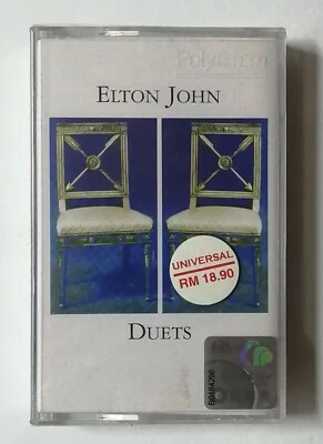 Duets by Elton John Rare 1993 Malaysia Cassette Tape Brand New Sealed - Image 1 of 3