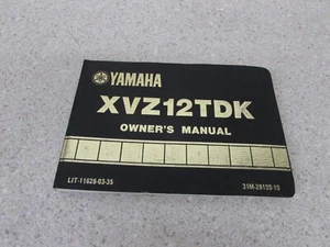 1983 YAMAHA XVZ12TDK VENTURE ROYALE 1200 OEM GENUINE OWNER'S MANUAL 31M-28199-10 - Bild 1 von 4