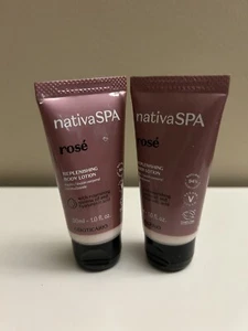 2 x Nativa Spa Rose Replenishing Body Lotion - NEW - Picture 1 of 2