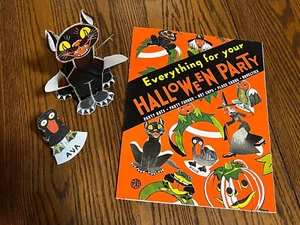 Everything for Your Halloween Party by Golden Books 2010 - vintage cats witches - Imagen 1 de 4